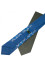 Blue linen tie "Synevyr"
