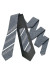 Вишита краватка «Макар» сірого кольору