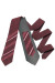 Вишита краватка «Макар» бордового кольору