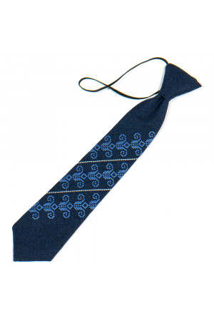 Детский галстук «Збышек» темно-синего цвета