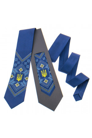 Вишита краватка з тризубом «Ярополк»