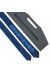 Вузька краватка «Григір» темно-синього кольору