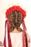 Wreath "Magic flowers with ears of corn"