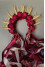 Wreath "Magic flowers with ears of corn"