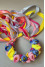 Wreath "Rainbow Peonies"