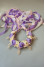 "Renaissance" wreath, lilac color