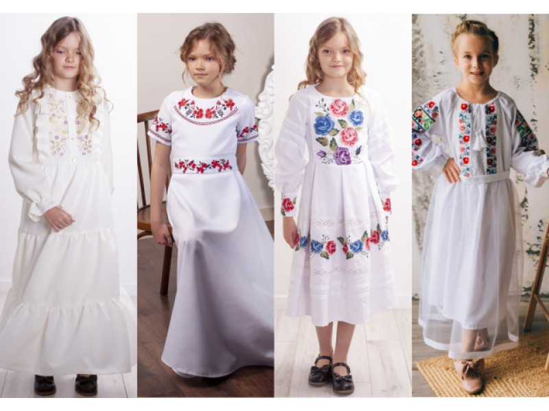 New embroidered dresses for girls. Tips for choosing a dress.