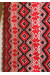 Платье «Кофейная страсть»  с красным орнаментом