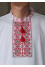 T-shirt "Rhombus" with red embroidery KR