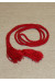 Пояс - мотузка червоного кольору