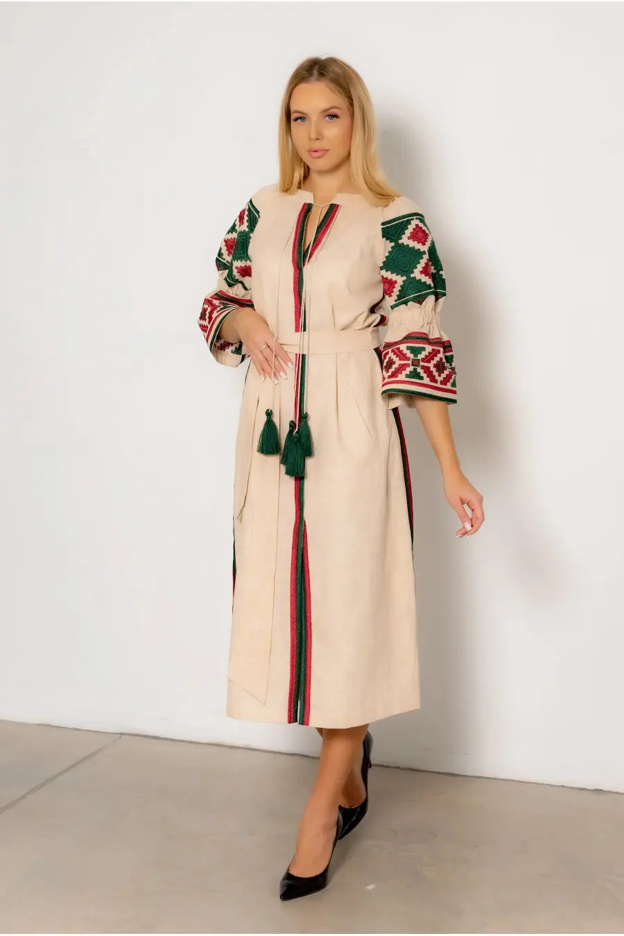 sachin and babi light blue dress Gucci Embroidered wool mini dress with polo collar main image 0