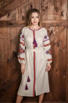 Платье «Гірська казка» цвета меланж