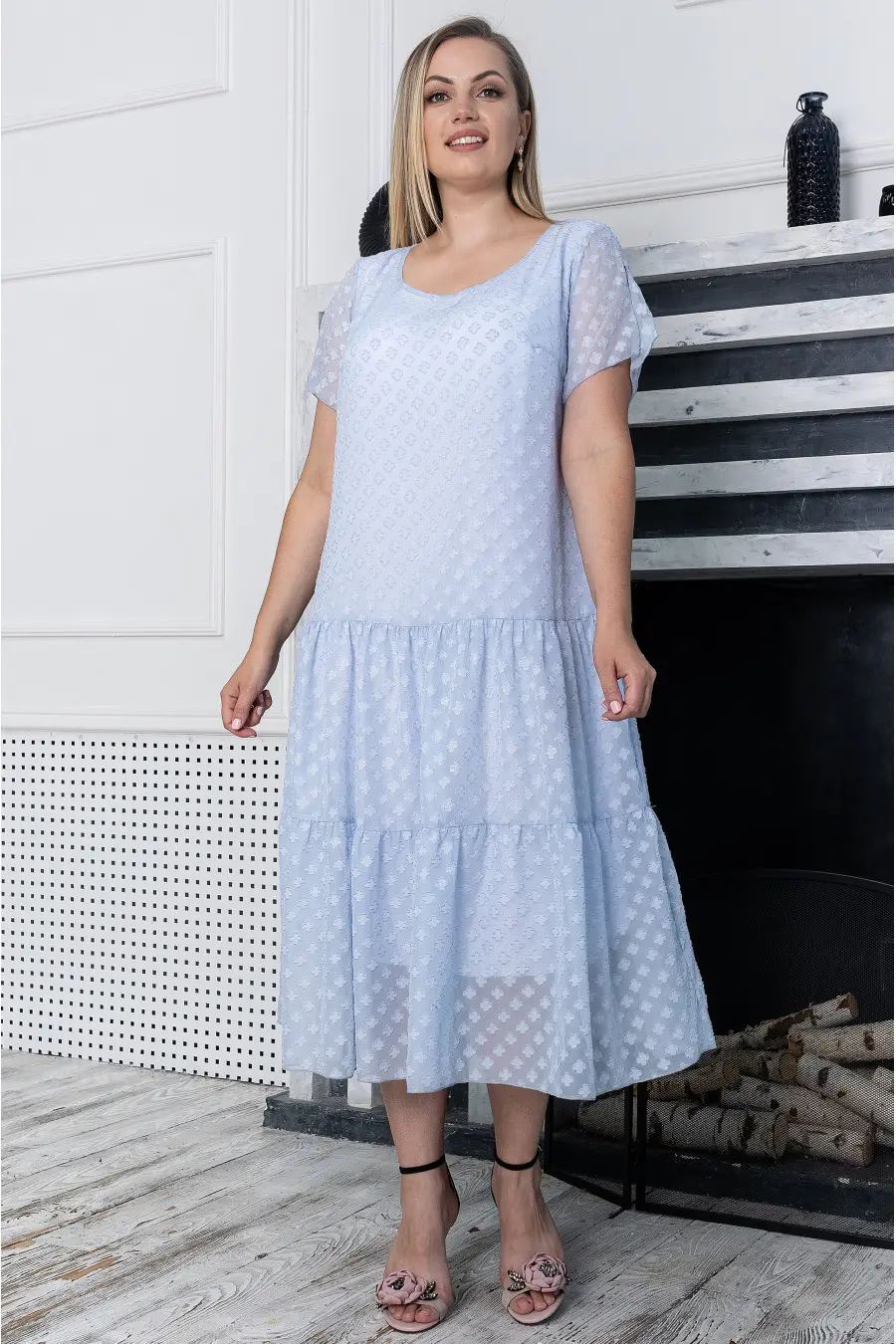Sky blue dress, $ 40.26, in the category "Sundresses (Summer dresses)" |  Buy in Kiev with delivery across Ukraine in the ETNOHATA store