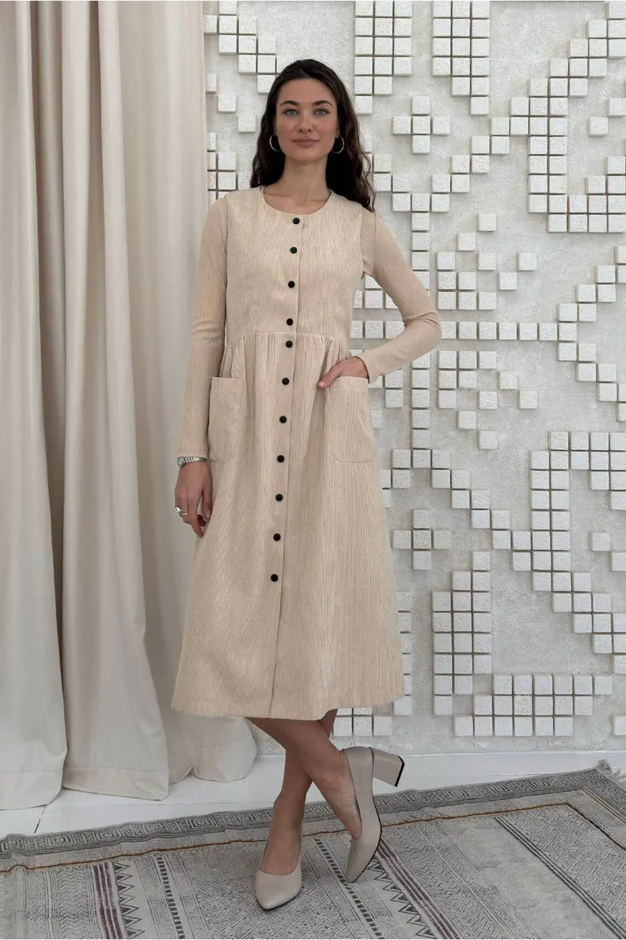 sachin and babi light blue dress Beige Casual Dresses main image 0