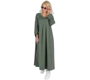 Dresses, fabric composition: linen