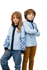 Children's embroidered shirts