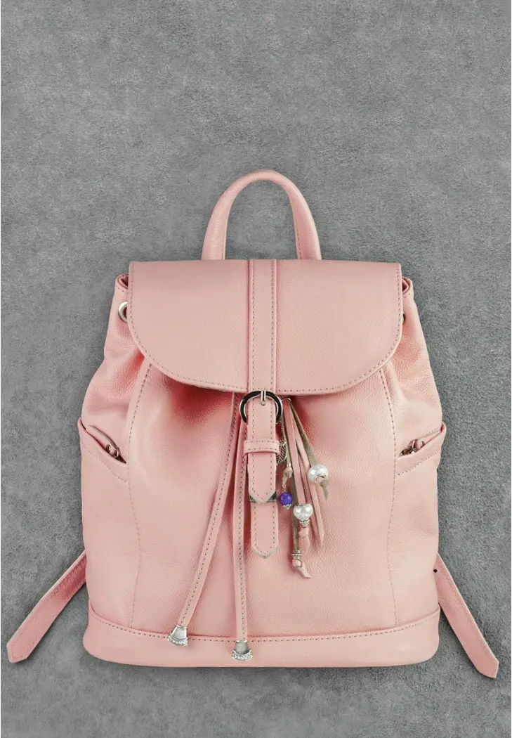 Olsen pink leather backpack, $ 133.54, in the category 