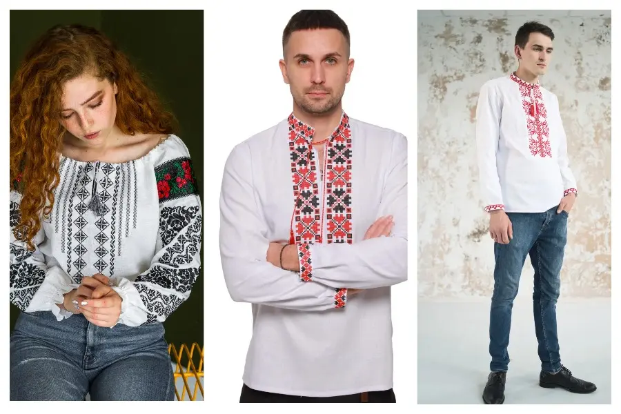 Slobozhanski embroidered shirts