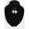Earrings "Argo" turquoise cabochon