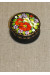 Шкатулка з розписом квітковим орнаментом в українському стилі