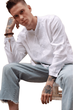 Men's embroidered shirts