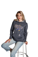 Women's embroidered sweatshirts and hoodies