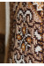 Вязаная вышиванка для мальчика "Влад" с коричневым орнаментом