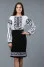"Sokal" costume in black and white