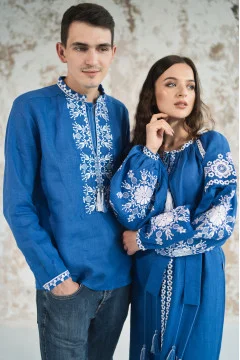 Embroidered set for a couple 
