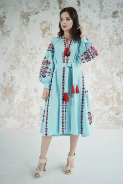 Turquoise dress 