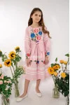 Dress for girls "Color of roses" pink