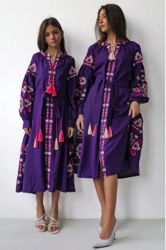 Set of embroidered dresses 