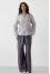 Embroidered suit "Pleasure of patterns" in gray