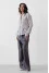 Embroidered suit "Pleasure of patterns" in gray