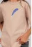 T-shirt for girls "Volya" brown