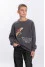 Embroidered sweatshirt for boys "Bird of Power" in gray