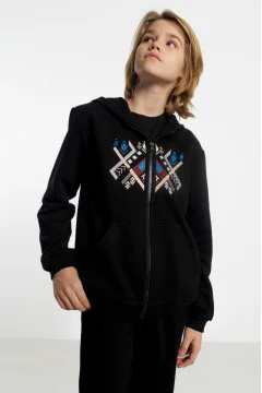 Embroidered bomber jacket for boys 