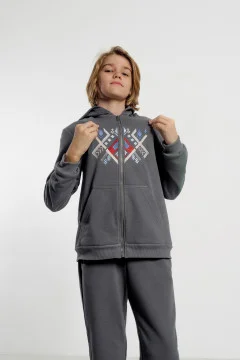Embroidered bomber jacket for boys 
