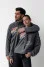 Pair of sweatshirts "Bird of Power" in gray