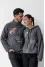 Pair of sweatshirts "Bird of Power" in gray