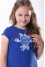 Girl's T-shirt "Smile of a Rose" in electric color
