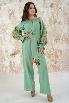 Embroidered jumpsuit 