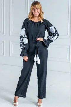 Embroidered jumpsuit 