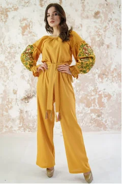 Embroidered jumpsuit 