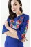 Dress "Blooming Field" in electric color