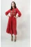Dress "Whisper of Summer" red
