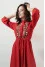 Dress "Whisper of Summer" red