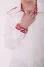 Embroidered shirt for a boy "Luxury-2" in white