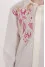 Embroidered shirt for a boy "Squiggles" in milk color