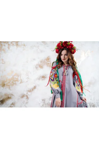 Сукня “Флора” сірого кольору